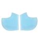 Inserts Heel Cushion Pads SEBS Heel Cups for Heel Pains Anti-wear Foot Adult Breathable Daily for Heel Spurs and Heal Dry Cracked Heels(Perforated Blue Large)