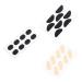 Fomiyes 40 pairs of glasses nose pads covers for nasal pads adhesive nose nose pads for glasses nose stains for sunglasses glasses pissing glasses glass pads eva sponge adhesive pad
