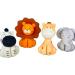 jncakes Animals Cake Topper Birthday Party Decoration Edible Great for Kids Boy Girl First Birthday Christening Baby Shower Easy to Use Giraffe Elephant Lion Jungle - Buy Online on GoSupps.com