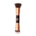 Beavorty 1Pc Double-ended makeup brush Beauty dual ended brush for makeup small blush brush liquid foundation brush Professional Makeup Brush highlight artificial fiber Kira travel