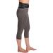Tommie Copper Women's Pro-Grade Lower Back Support Capris | Adjustable Breathable UPF 50 | Low Back Muscle Support - Slate Grey - Small | International Shipping Available - Buy Online on GoSupps.com