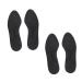 Hemoton 2 Pairs Insoles for Heels Boot Insoles Plantar Fasciitis Insoles Foam Memory Insoles Breathable Insoles Shoe Insoles Women Absorption Pad Massage Insoles Comfortable Insoles Sponge Black 25X8.8cm