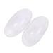 1 Pair Soft Anti-Slip Shoulder Pad Reusable Self Adhesive Shoulder Pads for Women (Color : White)