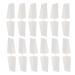 24pcs Nail Art Sponges Make Up Wedges Triangle Shape Cosmetic Wedges Foundation Beauty Tool