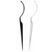 2Pcs Eyelash Extension Support Display Stick Holder False Eyelash Extension Supplies for Display the Effect of Grafting Eyelashes Eyelash Salon Tools Black and Clear