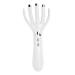 Beavorty massage comb scalp scratching scalp massage device Hand massager massage hair comb hair treatment hair care comb massage paddelbrush portable massage brush shampoo