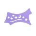 Kokiya Eyeliner Stencil Makeup Tool Multipurpose Eye Makeup Aid Easy to Use Silicone Eyeliner Aid for Girls Women Purple