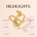 Halal Finger Nail Rings Set of 10 - Reusable and Adjustable - Gold - Buy Online on GoSupps.com