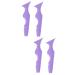 Beavorty 4 Pcs Silicone Beauty Ruler Eye Shadow Angled Eyeliner Stencils Eyeliner Stencils Aid Sample Face