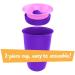 Playtex Baby Stage 2 Spoutless 360 Drinking Cups Pink/Purple 10oz, 2 Pack - Buy Online on GoSupps.com