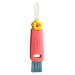 Firstrays 3 in 1 Cup Multi-Functional Cup Mouth Scrubber Rotatable Kitchen Cleaning Brush Gadgets Cup Lid Cleaner Easy Install Red