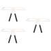 NOLITOY 3pcs Eyebrow Ruler Stencil Assistant Reusable Brow Stencils Tool Eyebrow Shape Miss Eyebrow Card mediumx3pcs As Shownx3pcs