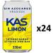 KAS Zero Lemon 330 ml - Sugar Free Lemon Soda - Pack of 24 - Buy Online on GoSupps.com