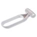 pilateur Corporel Manuel Gris Clair Rasoir pour Aisselles Tondeuse Poils Plastifi Abs Portable Usage Personnel Soin Peau Sensible Femmes Voyage