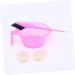 FRCOLOR Hair Dyeing Tools Hair Dyeing Supplies 2 Sets Tools Oil Bowl Two Sides Hair Dyeing Brush Hair Coloring Kit - Buy Online on GoSupps.com