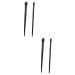 Balacoo 6 Sets Eyeliner Brush Makeup Brush Eye Liner Wands Multipurpose Eyebrow Brush Multi-function Eyebrow Brush Multifunctional Eyebrow Brush Makeup Tool Newborn Bevel Wood Toiletries