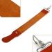 Genuine Leather Razor Strop for Sharp Shaving - Double Sided Sharpening Belt for Razor and Folding Knife - Buy Online on GoSupps.com