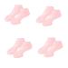 Spactz 4 Pairs Full Foot Moisturizing Anti-Cracking Silicone Socks Foot Protectors to Prevent Heel Dryness Beach Socks Pink Durable Easy to Use About 21cm