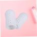 6 Pairs Silicone Gel High Heel Protectors & Toe Tubes - White - BESPORTBLE - Buy Online on GoSupps.com