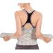 Lumbar support belts pain relief posture correction double adaptation adjustable neoprene belt support belt waist/abdominal support (gray xx large) gray xxlarge