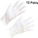 ULTECHNOVO 24 Pairs Cotton Gloves Spa Gloves Dry Hands Gloves The Ove Glove Moisturizing Hand Gloves Hair Salon Gloves Industrial Gloves Lab Glove Gloves Hair Coloring Protection White Work - Buy Online on GoSupps.com