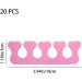 20 Pcs Toe Separator Soft Sponge Finger Divider Finger Dividers Spacer for Nail Polish Toes Finger Relaxing Holding - Buy Online on GoSupps.com