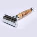 Taynie Bamboo Safety Razor - High-Quality Vintage Wet Razor for Men & Women | Includes 10 Blades - Eco-Friendly Silver Shaving Solution - Buy Online on GoSupps.com