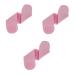 FRCOLOR 3 Pcs Silicone Neck Wrinkle Pads Neck Moisturizing Patch Neck Pad Gel Neck Patch Silicone Neck Patch Neck Massager Neck Wrinkle Tape Gel Neck Wrinkle Care Nursing Stickers Pink