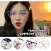Blue Light Blocking Glasses | Oversized Square Transparent Frames for Men & Women | Anti Blue Light Eyewear for Gaming Reading & Computer Vision Care - Buy Online on GoSupps.com