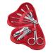 Nail Clippers Set Red Heart Nail Clipper Set Household Stainless Steel Ear Spoon Nail Clippers Manicure Tool Pedicure Nail Scissor Pedicure Tools for Feet