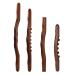 Lurrose massage tools scalp massage devices wooden massage stick 4pcs manual massage roller massage wood outlation King massage agent for back neck release e