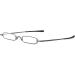 KoKoBin Mini Narrow Reading Glasses +1.0 | Unisex Spring Hinge Metal Visual Aid with Case - International Shipping Available - Buy Online on GoSupps.com