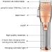 Professional Hair Clippers for Barbers | Rechargeable Fading & Blending Clipper | Strong Motor Electric Cutting Kit (CR-34 - Buy Online on GoSupps.com