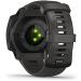 Garmin Instinct Graphite Outdoor Watch with GPS, Glonass, Galileo, Heart Rate Monitoring, Compass - Buy Online on GoSupps.com
