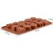 3pcs 15 Fudge Molds Non-Stick Mold Cartoon Animal Mold Silicone Mold Fondant Molds Bakeware Silicone Candy Mold Silicone Baking Molds Candy Molds Biscuits Cake Chocolate Candies mediumx3pcs Coffeex3pcs - Buy Online on GoSupps.com