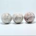 FUERLI Natural Stone Dalmatian Yellow Calcite Gemstone Ball - Unique Purple Decor for Home & Gifts - Buy Online on GoSupps.com