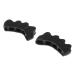 Silicone Toe Separators for Nail Art | Pedicure Relaxing Toes - 1 Pair (Black) | International Shipping Available - Buy Online on GoSupps.com