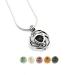 Julie Wang Lava Stone Celtic Knot Essential Oil Diffuser Necklace | Antique Silver Aromatherapy Jewelry - Buy Online on GoSupps.com