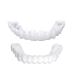 Congming-huajia 1 pair of cosmetic veneer teeth of temporary dentures teeth direct teeth direct teeth up and down veneer buckle comfortable dentures bad teeth