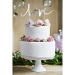 Schnooridoo Cake Topper - Elegant Silver Cake Decoration for Weddings & Birthdays | International Shipping - Buy Online on GoSupps.com