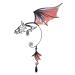 Ear Sleeve Pendant Without Perforation Exquisite Fairy Tale Dragon & Butterfly Wings Ear Wrap Light No Piercing Ear Cuff Handmade Hypoallergenic Ear Jewelry Elf Wings Earrings Ear Clips Dragon Copper Metal No Gemstone