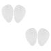 Gatuida 8 Pairs Sandals Gel Pads Shoe Insoles Forefoot Metatarsal Pads Half Shoe Pads Forefoot Pad Shoe Inserts Pads Self-Adhesive Insole Feet Pads for Heels Arch Front Feet Half Size Pad