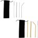 Buy SOLUSTRE 8 Pcs Stainless Steel Drinking Pipettes - Set of 2 Silver & 2 Stainless Steel for Precision Dispensing | International Shipping Available - Buy Online on GoSupps.com