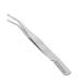 POPETPOP Eyelashes Tweezer Lash Cluster Eyebrow Clip Eyelashes Extension Clip Makeup Tweezer Eyelash Tweezer Stainless Steel Beauty Tools medium Silver