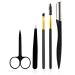 Eyebrow Trimmer Kit Eyebrow Kit 5 in 1 Eyebrow Scissors Tweezer