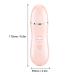 Skin Scrubber Face Spatula for Deep Facial Cleansing - Acne Extraction and Exfoliating Agent - Face Cleaning Machine in Pink - Buy Online on GoSupps.com