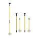 XCELLENT Mini Golf Putting Green Flagstick for Yard Practice Set, Golf Pin Flagpole Set, Portable 2-Section Fiberglass Golf Flag Sticks,3 Feet Yellow Flagpole- 3 Pack