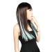 Frcolor Hair Extension Clips - Fashion Colored Wig Clips (Light Blue) for Hairpieces Decor - 10pcs - Buy Online on GoSupps.com