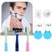 Funerom Fogless Bathroom Shaving Mirror 5.4x5.1 inch with Razor Holder & Anti-Fog Film - Frameless Portable Square Design | Includes 4 Adhesive Hooks - Ideal for Shower - Buy Online on GoSupps.com
