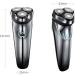 GeRRiT Electric Shavers for Men - Waterproof Wet & Dry Razor Cordless Rechargeable with Pop-up Beard Trimmer - Buy Online on GoSupps.com